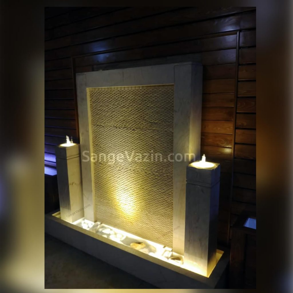 نافورة شلال ماندانا بالمقاسات الكبيرة مع الإضاءة