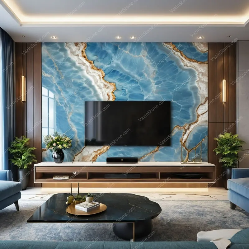 حجر الجدران الزخرفي داخل المنزل