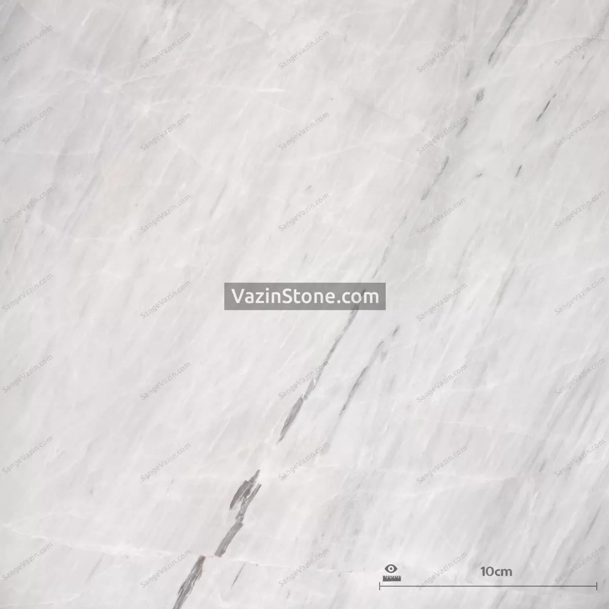 رخام أزنا الكريستالي الأبيض