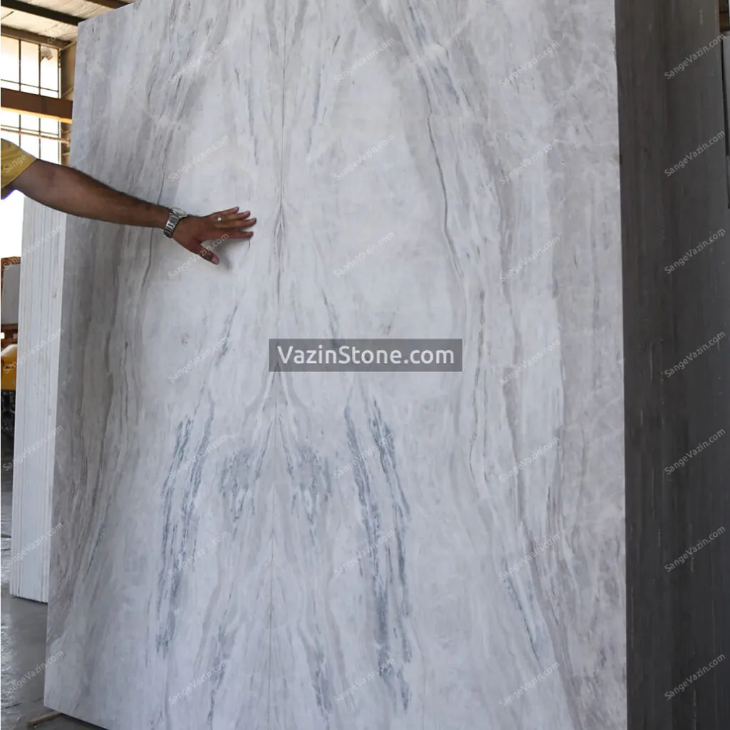 رخام كريستال أزنا الأبيض