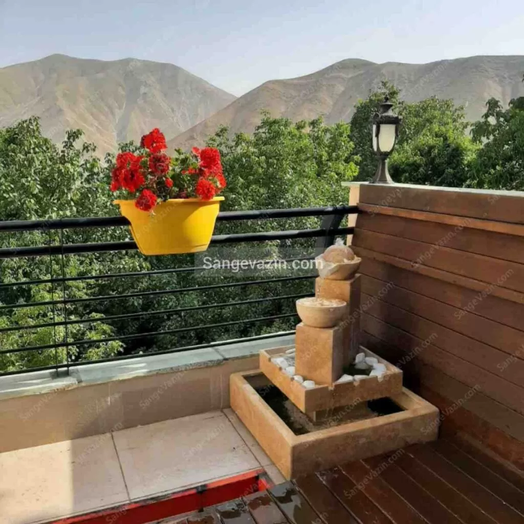 نافورة درنا في حديقة السطح