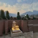 نافورة درنا مع إضاءة