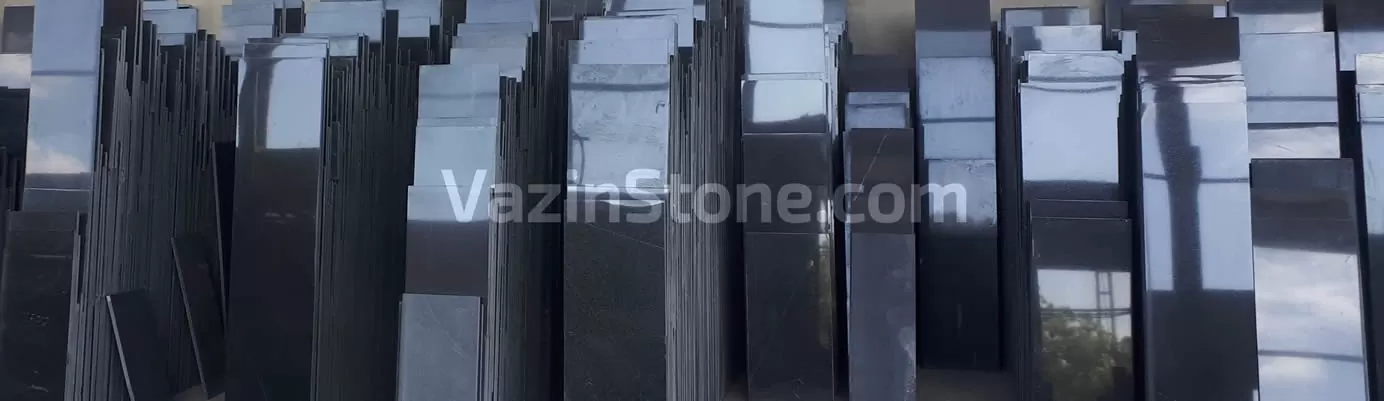 حجر جرانيت نطنز الأسود الملوّن - الإيبوكسي