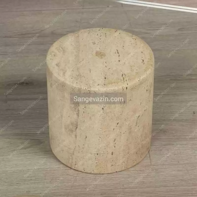 طاولة أثاث الأشكال الهندسية الاسطوانية