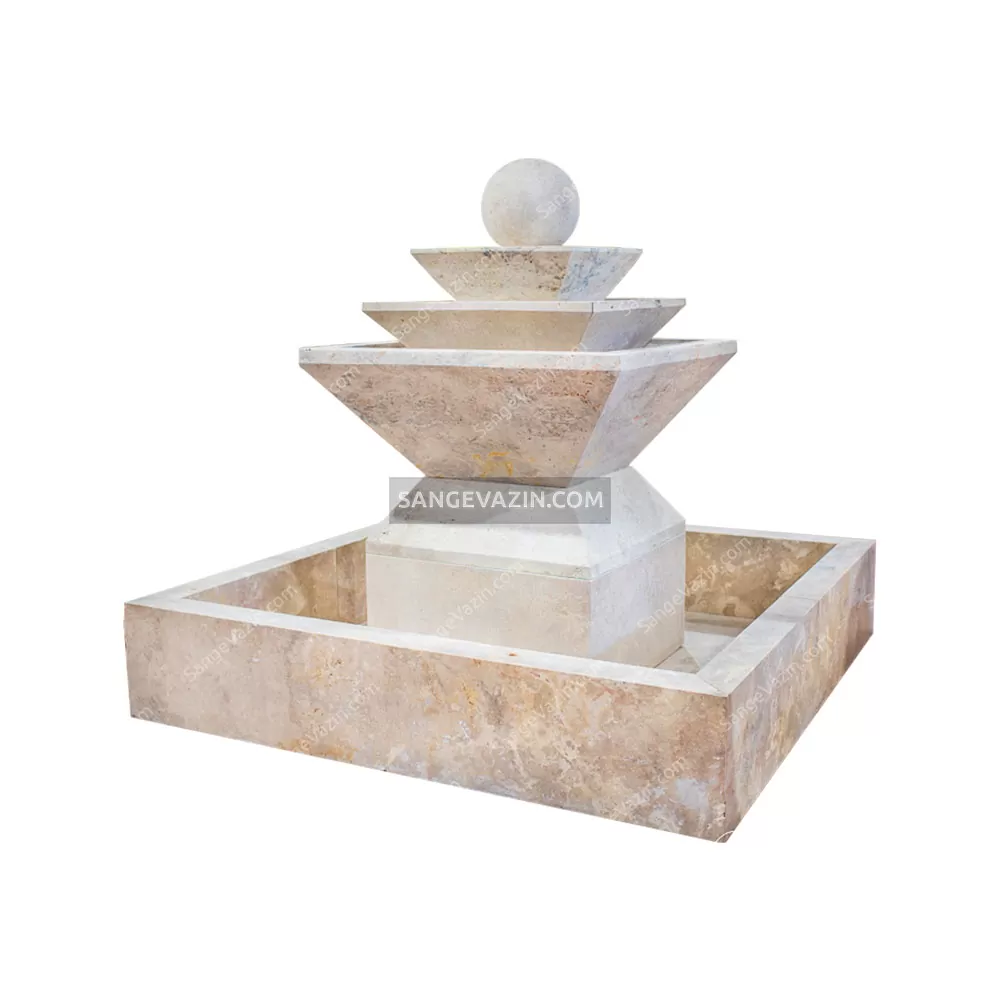 نافورة آنوشا لون كريمي جميل