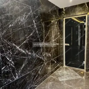 عکس سنگ مرمریت مشکی نجف آباد