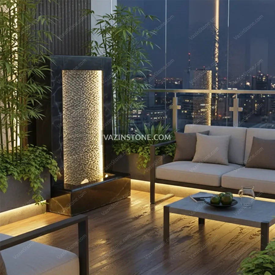 عکس آبنمای سنگی فریماه