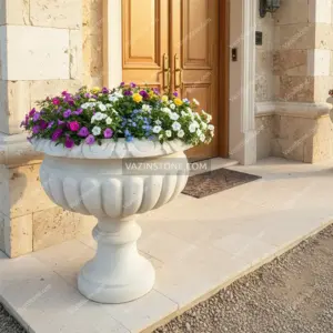 عکس گلدان سنگی یاسمن