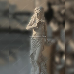 مجسمه سنگی طرح فرشته - مسجمه زن