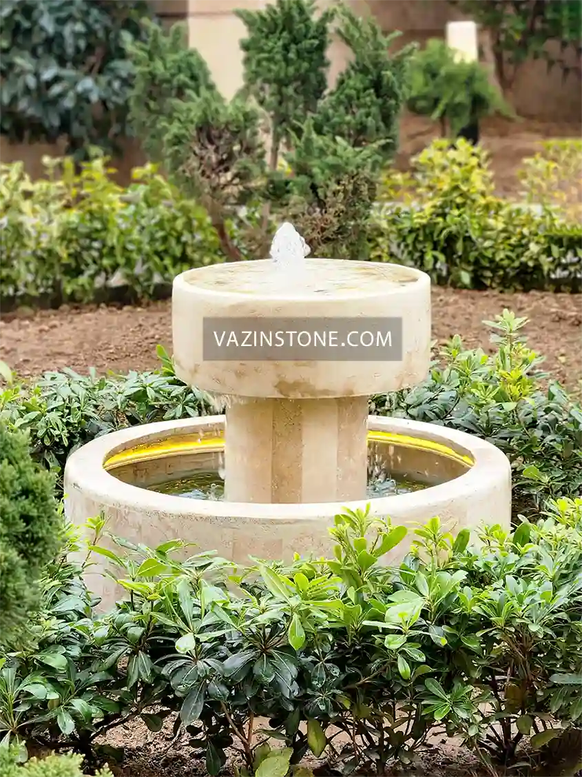 آبنما سنگی غنچه