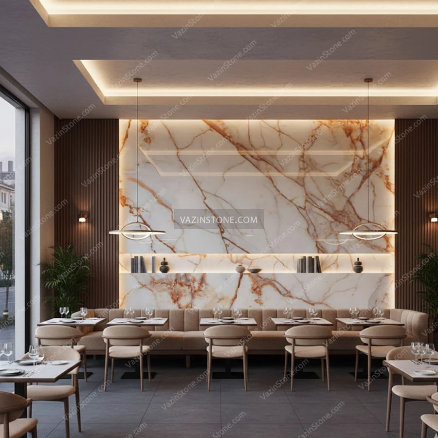 دیوارپوش ماربل شیت مرمریت وایولا