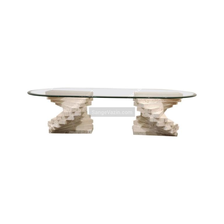 میز جلو مبلی پایه سنگی اینفینیتی