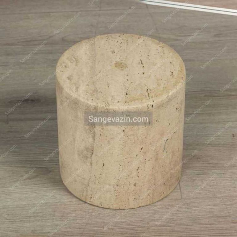 میز جلو مبلی پایه سنگی هندسی