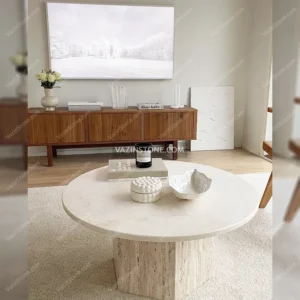 عکس میز جلو مبلی سنگی حلیا