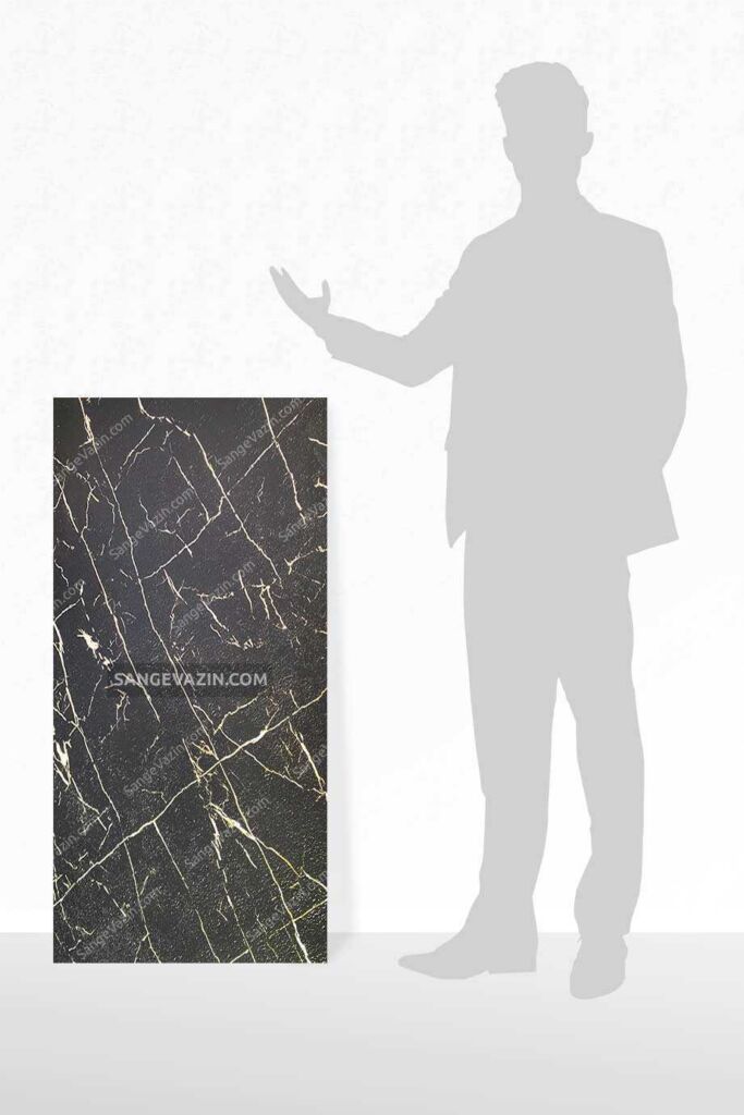 دیوار پوش ماربل شیت مرمریت مشکی