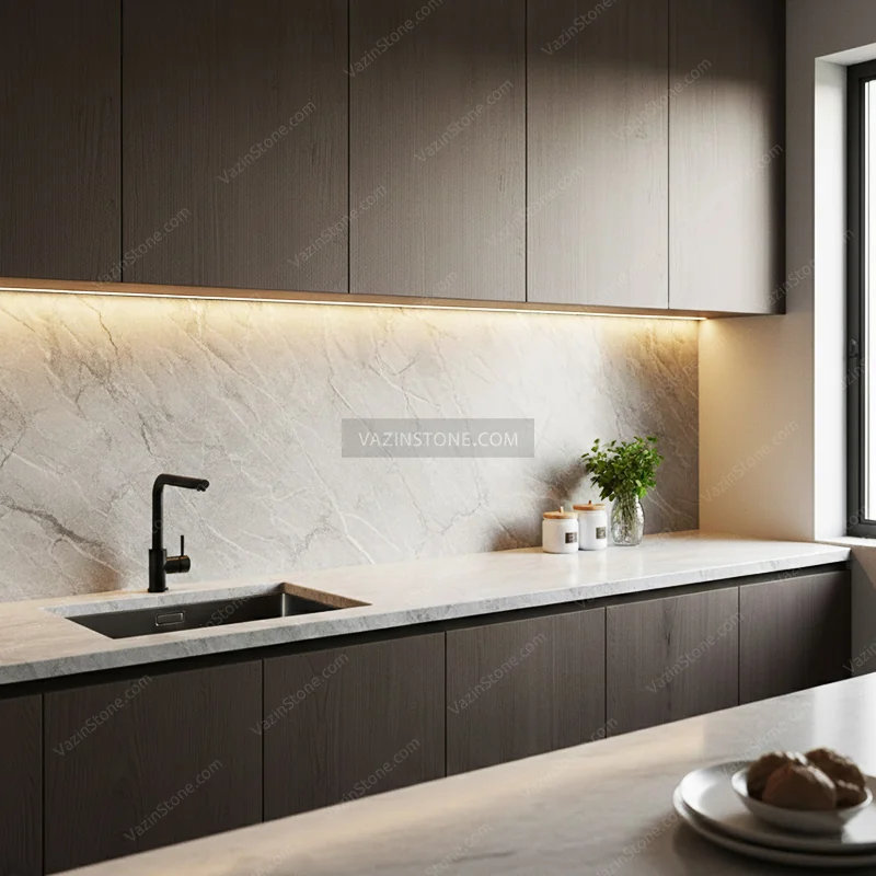 عکس ماربل شیت سیلور اسکای