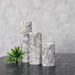 شمعدان سنگی آرسام ساخته شده از سنگ چینی