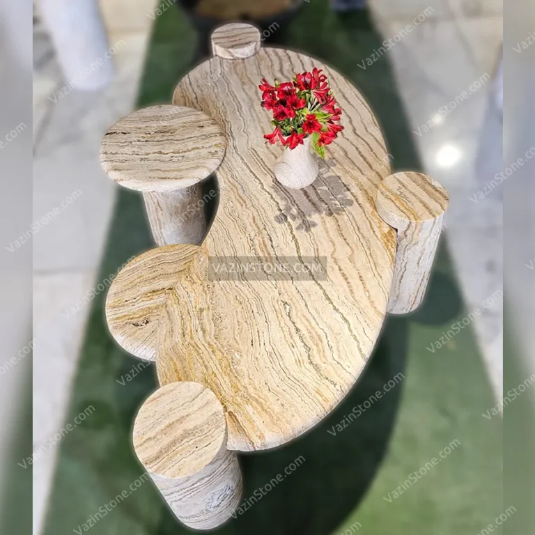 میز سنگی مدرن و فانتزی برایکا
