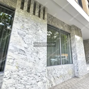 سنگی چینی پرشین اسکاتو در نمای خارجی ساختمان