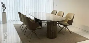 عکس میز ناهار خوری سنگی تمیس