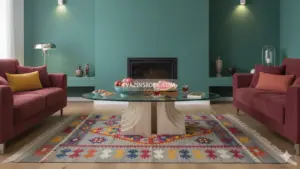 عکس میز جلو مبلی شایلی