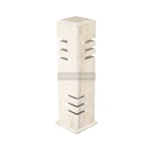 پایه چراغ سنگی مناره ای