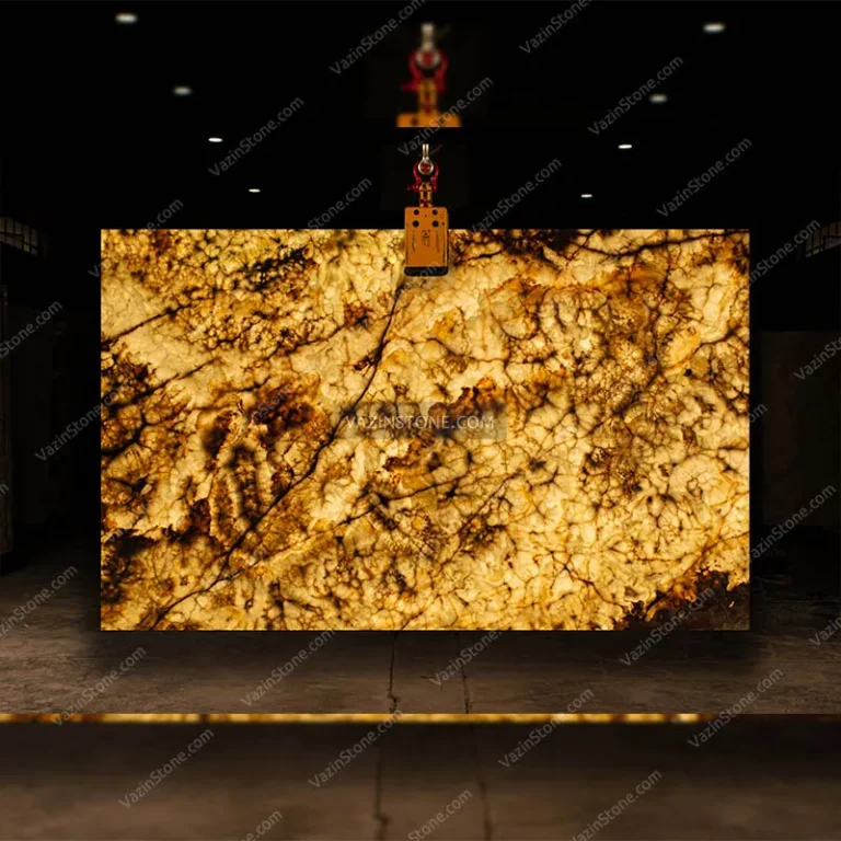 سنگ اسلب مرمر گرین دیفرات با نورپردازی