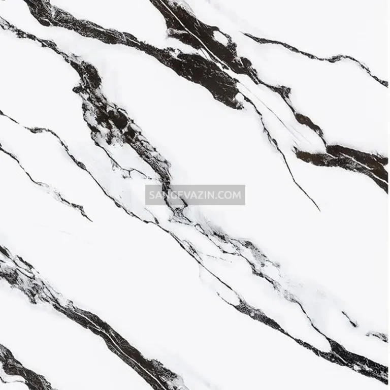 طرح دوم ماربل شیت سفید مشکی بلک لایتینگ