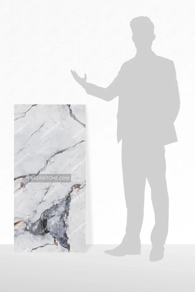دیوار پوش ماربل شیت مونارک گری