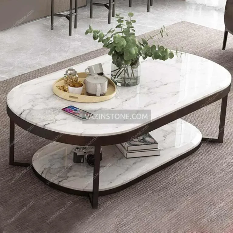 عکس میز جلو مبلی سنگی کلاریس