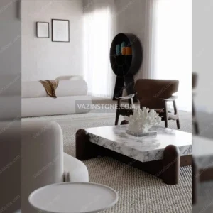 عکس میز جلو مبلی سنگی الورا