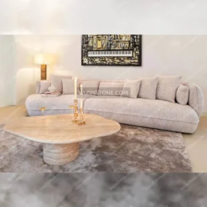 عکس میز جلو مبلی سنگی لامین
