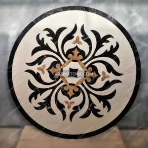 طرح سنگ گل دار 