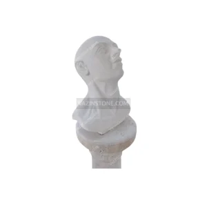 عکس مجسمه سنگی سردیس انسان