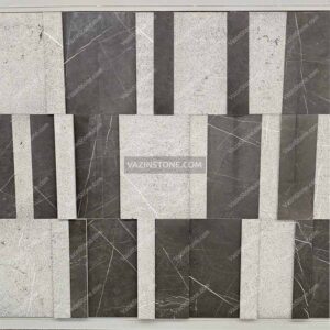 سنگ لاشتر طرح دار بر روی دیوار - سابیده و بوشهمر