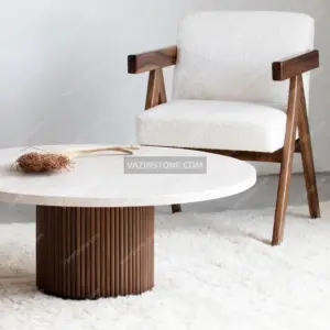 عکس میز جلو مبلی سنگی لوتو