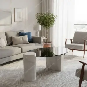 میز جلو مبلی سنگی مورنو