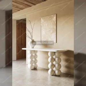 عکس ست میز سنگی اوربیتا - کنسول سنگی