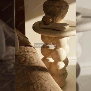 عکس ست میز سنگی اوربیتا - استند سنگی