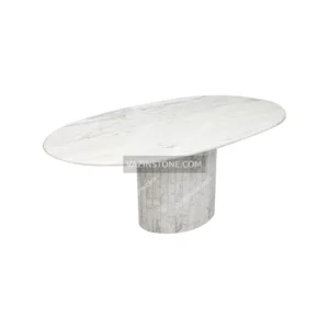 عکس میز ناهار خوری سنگی اوال