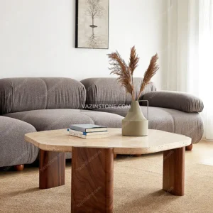 عکس میز جلو مبلی سنگی ریوا