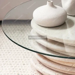 عکس میز جلو مبلی سنگی راکستون