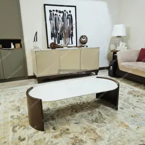 عکس میز جلو مبلی سنگی نازنین