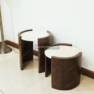 عکس میز عسلی سنگی نازنین