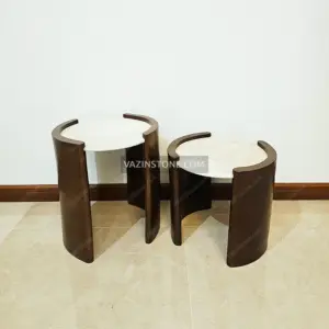 عکس میز عسلی سنگی نازنین