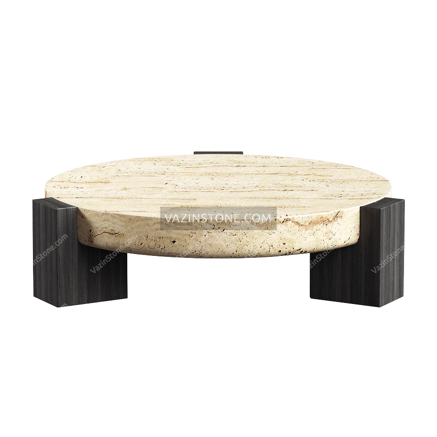 عکس میز جلو مبلی سنگی آرمان