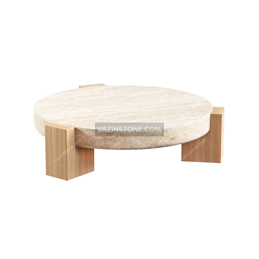 عکس میز جلو مبلی سنگی آرمان