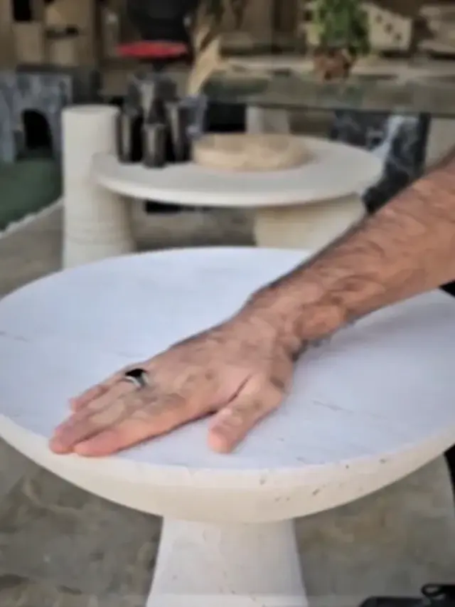 ست میز عسلی سنگی سفارشی