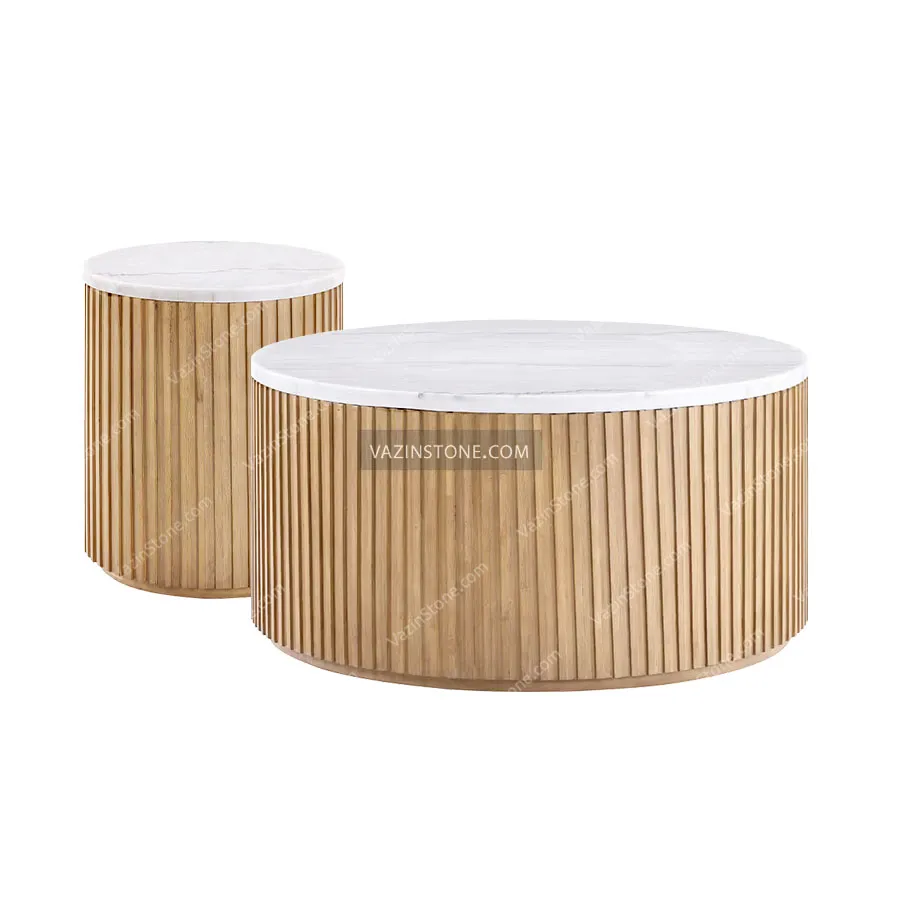 عکس ست میز جلو مبلی و عسلی نیارا