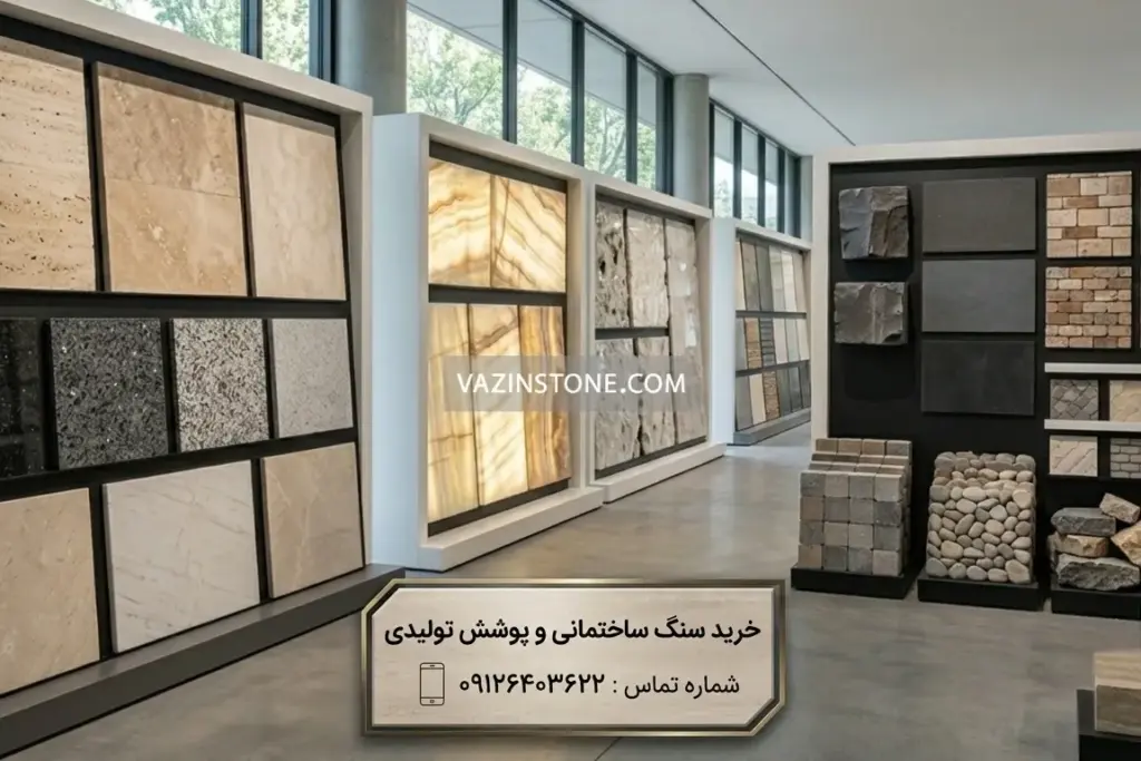خرید انواع سنگ ساختمانی و پوشش های تولید
